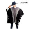 Poncho Unisex Gabán, Jorongo Unitalla La Pura Leche-