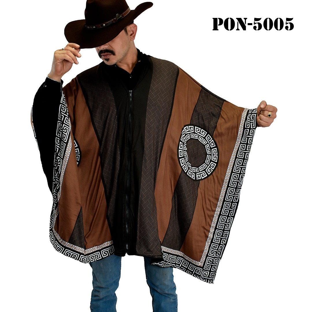 PON-5005 A..Poncho Unisex Gabán, Jorongo Unitalla La Pura Leche- Poncho Unisex Gabán, Jorongo Unitalla La Pura Leche-