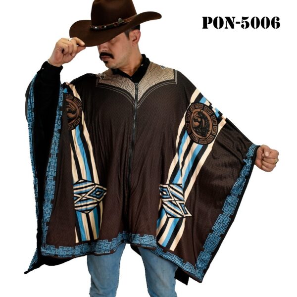 Poncho Unisex Gabán, Jorongo Unitalla La Pura Leche-