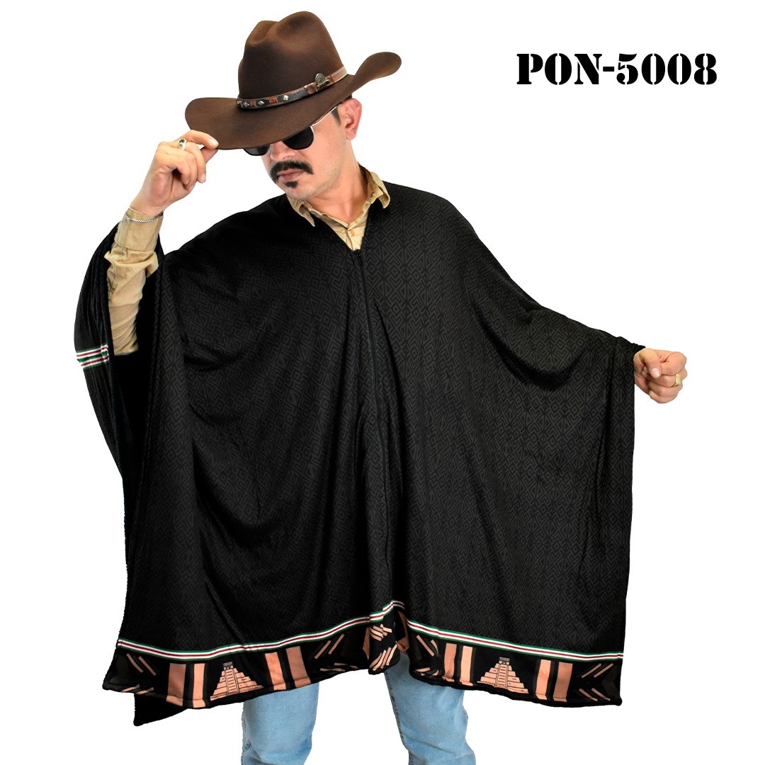 PON-5008 A.. Poncho Unisex Gabán, Jorongo Unitalla La Pura Leche- Poncho Unisex Gabán, Jorongo Unitalla La Pura Leche-