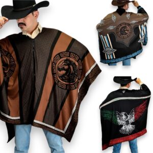 Poncho Unisex Gabán, Jorongo Unitalla La Pura Leche-