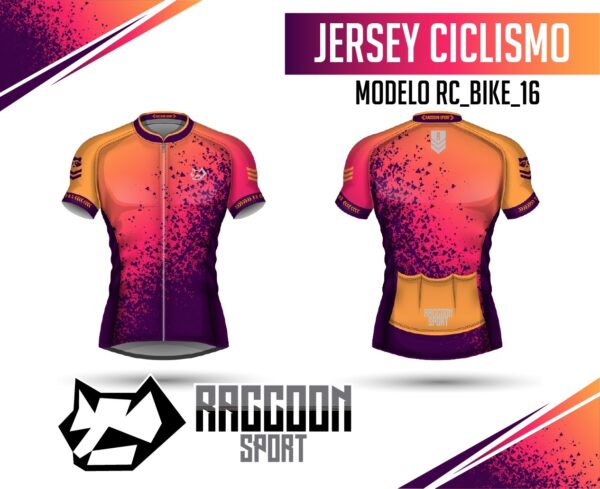 jersey ciclismo raccon sport