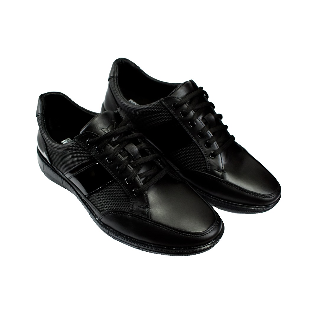 Zapato con charol de vestir y casual de piel raccoon sport