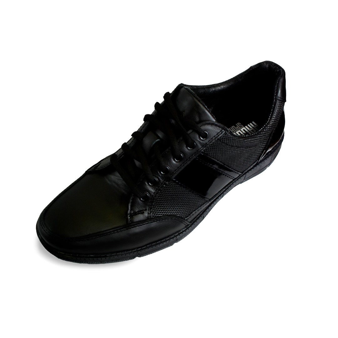 Zapato con charol de vestir y casual de piel raccoon sport