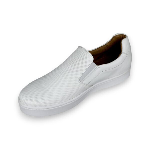 tenis blanco de piel para hombre, tenis para hombre raccoon sport