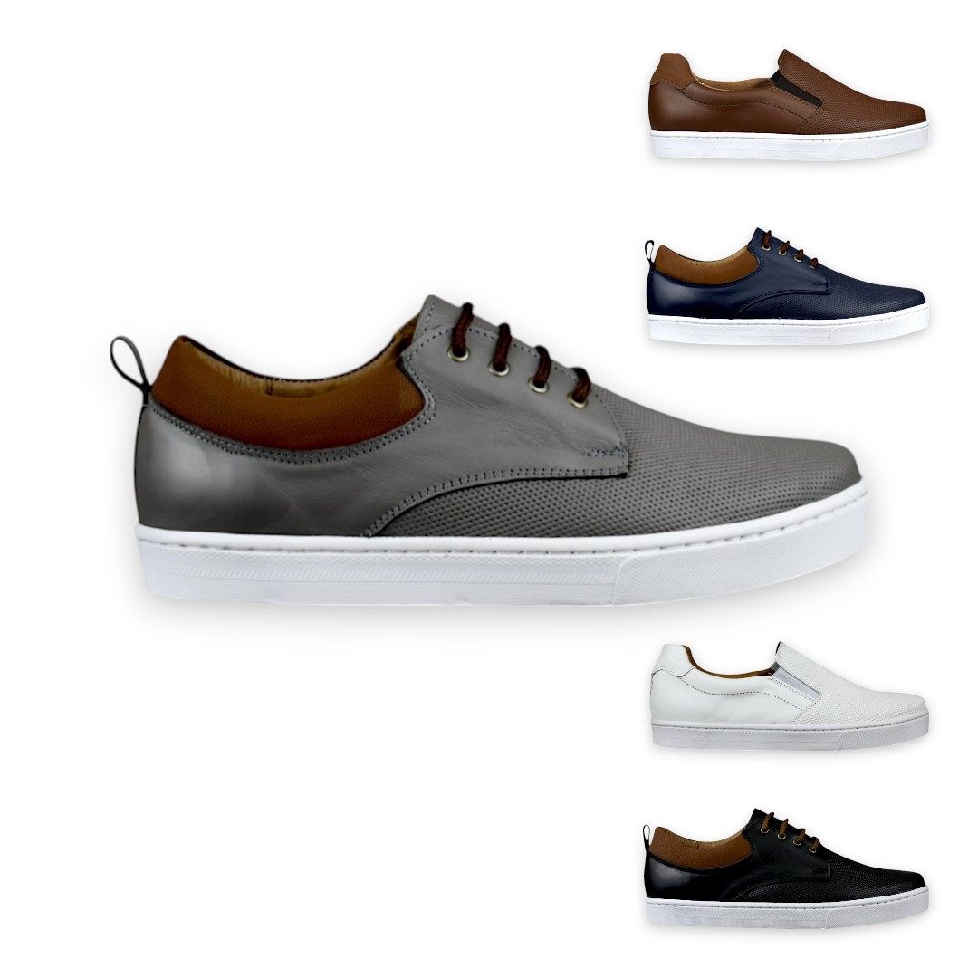 tenis gris de piel para hombre, tenis para hombre raccoon sport tenis gris de piel para hombre, tenis para hombre raccoon sport