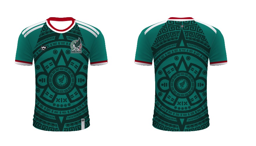 Playera Fútbol Mundial México 2026 Oficial Rc Full Print