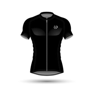 Ciclismo Negro Manga Corta