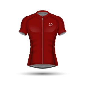 Ciclismo Rojo Manga corta