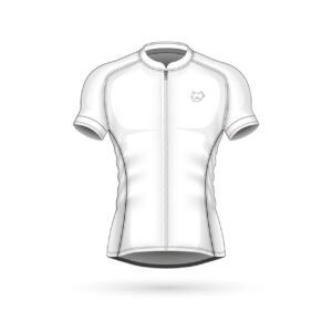Ciclismo Blanco Manga Corta