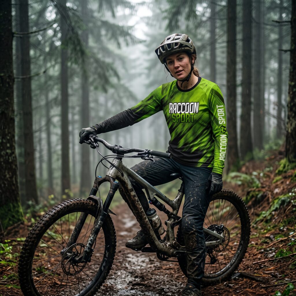 Jersey Racing Dama Manga Larga.