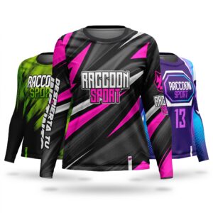 Jersey Racing Dama Manga Larga Dry-Fit Estilo Oscuro